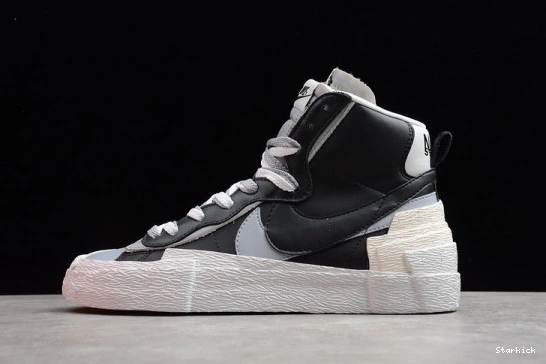 MID SACAI X BV0072-002 BLAZER GREY NIKE BLACK 0811